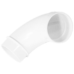 Raccord Φ 2" PVC, Coude 90° M/F, Blanc Spigot (50/boîte)