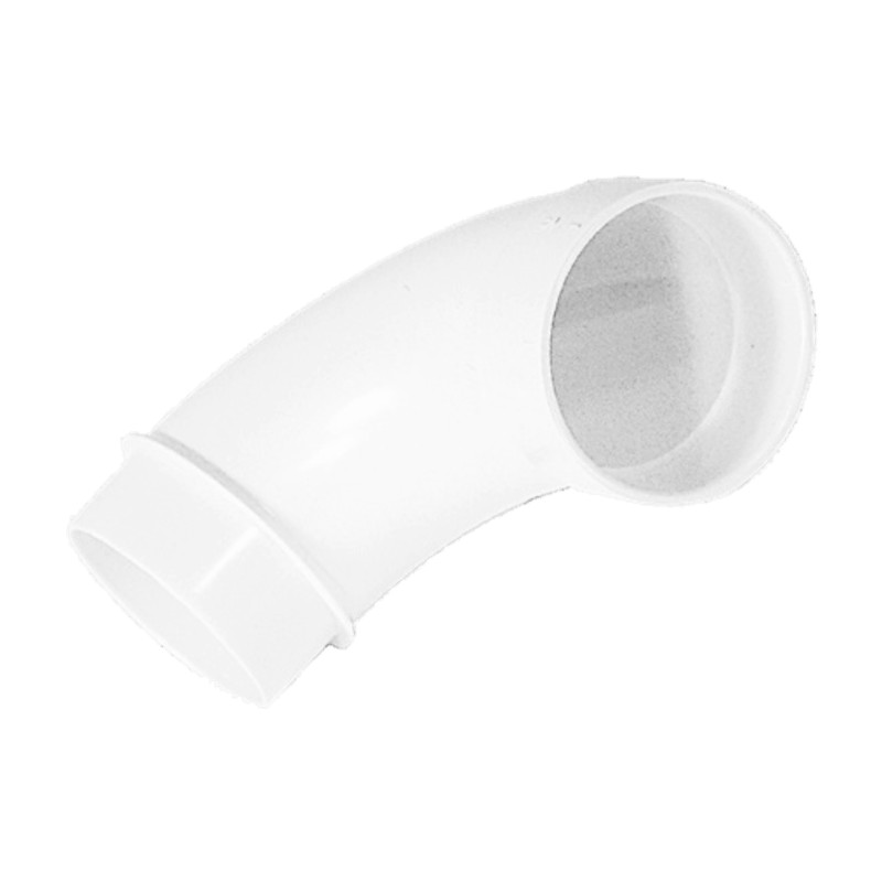 Raccord Φ 2" PVC, Coude 90° M/F, Blanc Spigot (50/boîte)